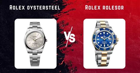 rolex oyster steel and rose gold|rolesor vs oystersteel.